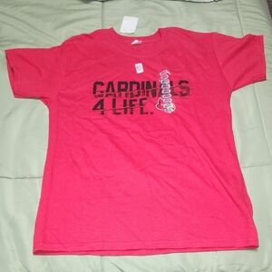 2/$12 NWT Louisville Cardinals 4 Life Youth Red T-Shirt